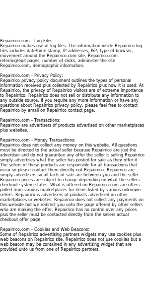 repairrico privacy