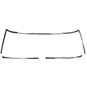 Ge1871571 212 Main 5 Piece Windshield Molding Set For 1967-1969 Camaro And Firebird Cpe
