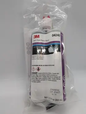 04240 3m Super Fast Semi Rigid Plastic Repair Adhesive 6.75oz 200 Ml Cartridge