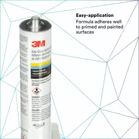 3m 051131086937 Auto Glass Urethane Windshield Adhesive 08693 Medium Viscosity High-streng #3