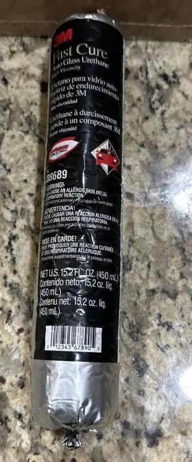 08689 3m Auto Glass Urethane Windshield Adhesive Fast-curing High Viscosity 15.2
