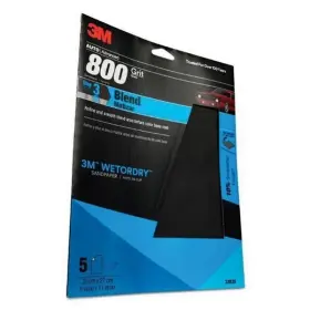 32035 3m Wetordry Sandpaper 9 In W X 11 L 800 Grit Aluminum Oxide Abrasive