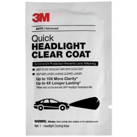 32516 3m 36598 Model No. Quick Headlight Clear Coat Wipes 40pack