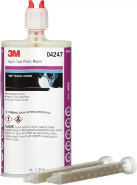 04247 3m 4247 Duramix Super Fast Set Plastic Repair Urethane Adhesive - 200ml