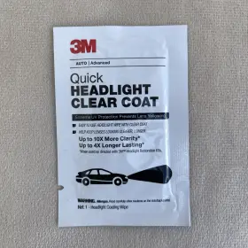 32516 3m 66789 Pack Of 40 Quick Headlight Clear Coat Wipes Box