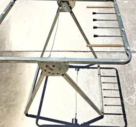 X34.25 3m Company 02514 P.a.r.t.s. Paint Stand Adjustable Holding Rack Steel 36 Inch X36 #3