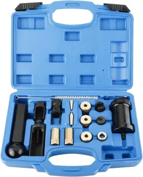 Sz6335 8milelake 18pcs Fuel Injector Puller Removal Tool Kit Seal Installer Set For Audi Vw Skoda