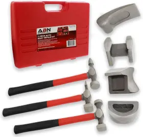 8542042219  Abn Repair 7-piece Kit Fender Roller Fixer Dent Remover Tool Set Hammer Dolly