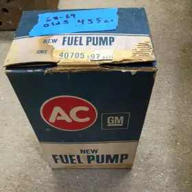 40371 Acdelco 40705 1957-1965 Buick V-8 Nos Gm Ac Fuel Pump #