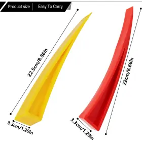 Adtda 429980010693 5 Pieces Curved Car Door Window Wedge And Plastic Chisel Scraperpaintless Den #2
