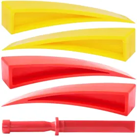 Adtda 429980010693 5 Pieces Curved Car Door Window Wedge And Plastic Chisel Scraperpaintless Den