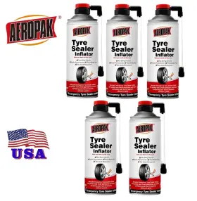 Apk-8501-2 Aeropak Tire Sealer Inflator - Quickly Seal Small Punctures And Leaks 5pc