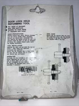 Aes-6012a Aes Door Lock Hole Reforming Tool With Handle #2