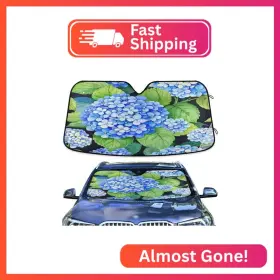 G423900340p504c539s1091 Alaza Hydrangea Leave Windshield Sunshade Protector For Small Car Suv Front Window