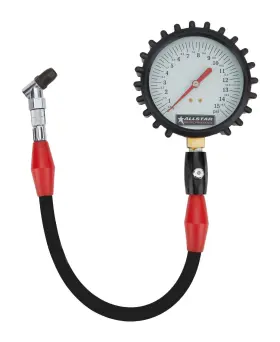 All44046 Allstar Performance Dnlf Tire Pressure Gauge 0-15 Psi 4in Glow #3