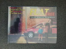 American Sealant International Inc. 713283004084 Flat Free Permanent Repair And Tire Preventative Kit 4 8oz Bottles Usa