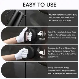 Dp01 Aomia Dent Puller Car 3 Pack Remover Tool For Suction Cup De #3