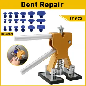 Aotoligbt 778365358202 19pcs Car Body Dent Repair Tool Hail Damage Remover Kit Paintless Puller Dint