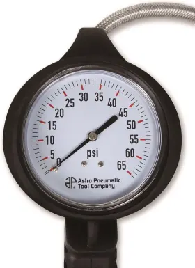 3082 Astro Pneumatic Dial Tire Inflator With Stainless Hose - 0-65psi Last One #2