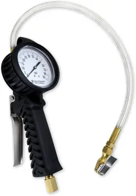 3082 Astro Pneumatic Dial Tire Inflator With Stainless Hose - 0-65psi Last One
