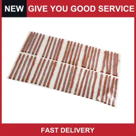 Automall Tech 680811637178 50 Pcs Tubeless Tyre Repair Seal Strip Puncture Recovery Fit For Car Motorcycle
