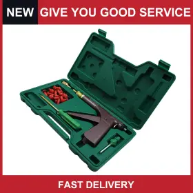 Automall Tech 703820816188 Universal Tire Plugger Tubeless Car Wheel Vacuum Tyre Repair Tool Kit Pack Of 1