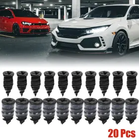 Automall Tech 782685396240 20pcs Tire Repair Rubber Nail Fast Tool Black Self-service For Car With Box