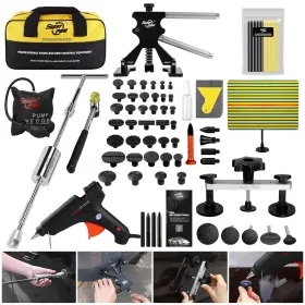 Autopdr 736081841484 Paintless Dent Repair Kits 100pcs Car Removal Tools Come With 4