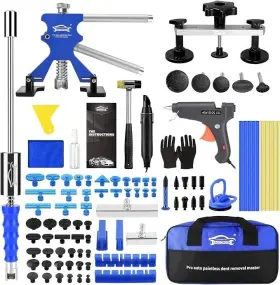 Bk003 Autopdr Paintless Dent Removal Kit 107 Pcs Remover Tools With Free Bag