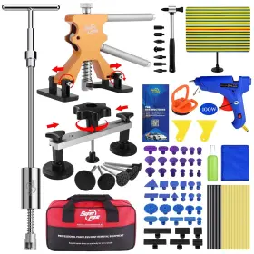 Tk0335us Autopdr 89pcs Paintless Dent Repair Kit - Puller With Bridge And
