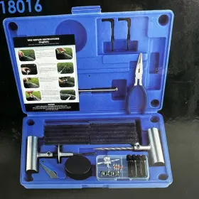 Autown 733430999223 Tire Repair Kit 67pc Heavy Duty Plug Universal Tools To Fix