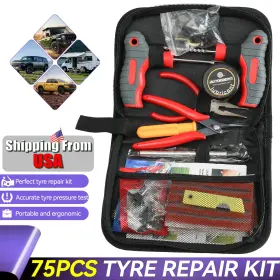 18j61763efkyn Autoxbert 75pcs Tire Repair Kit Heavy Duty Plug Patch For Fix A Flat