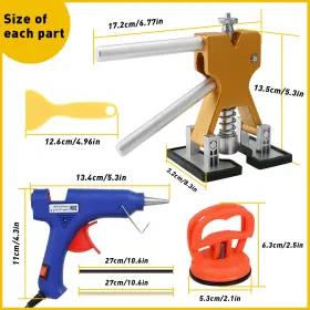 Auxito 747966582248 Car Paintless Repair Kit Dent Puller Lifter Hail Remover Damage Glue Gun Tools #3