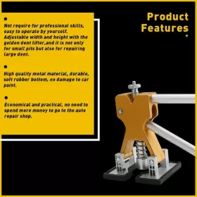 Auxito Xfgj-19pcs 19pcs Car Paintless Dent Repair Puller Remover Lifter Kit Dint Hail Damage Tool #3