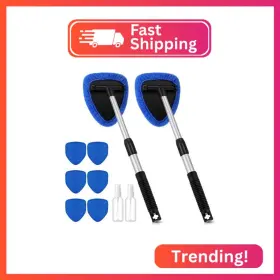 Le2911 Baderke 10 Pcs Windshield Cleaner Tool Car Window Cleaning Supplies With Extenda