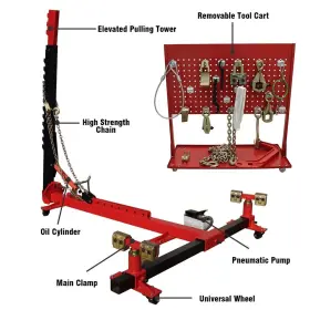148042 Banfluxion Auto Body Frame Calibrator Straightener Dent Puller Car Repair Machine 10t #3