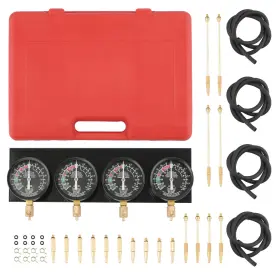 0chvxl Bfo Carburetor Synchronizer Adjust Fuel Vacuum Gauge Tubes Tool Set Universal
