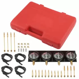 1pb8ia Bfo Motorcycle Fuel Vacuum Carburetor Synchronizer Tool Kit Rubber Pipes