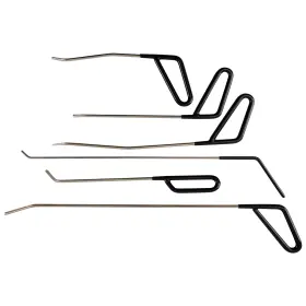2qa5d1 Bfo 6pcs Pdr Dent Tool Stainless Steel Paintless Repair Removal Rods 26-57cm