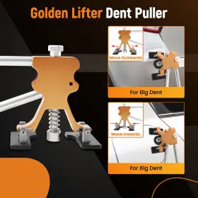 2rs4ov Bfo Car Dent Removal Kit With Golden Lifter Puller Bridge For Motorcycle #2