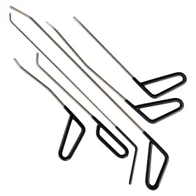 6eq52p Bfo 6pcs Pdr Repair Tool Stainless Steel Dent Removal Paintless Rods 26-57cm