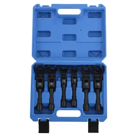 B0ki6m Bfo 6-pieces Long Flex Head Flare Nut Wrench Set Crows Foot Sockets