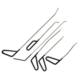 D7w9me Bfo 6pcs Paintless Dent Tool Stainless Steel Repair Kit Rods 26/29/33.5/40cm