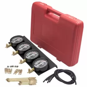 Heu827 Bfo Carburetor Synchronizer Adjust Fuel Vacuum Gauge Tubes Tool Set Universal New