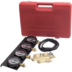 Lnpsz5 Bfo 4pc Fuel Vacuum Carburetor Synchronizer Gauge Adjustment Tool Kits Synchronise