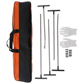 O50nfe Bfo 16 Pcs Dent Repair Tool Kit Paintless Removal Stainless Steel Rods Set Pdr