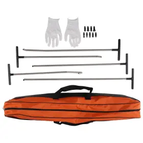 P2fl41 Bfo 16 Pcs Paintless Dent Repair Kit Stainless Steel Rod Removal Tool R1-r5 Rods