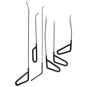 Qodzk0 Bfo 6pcs Pdr Repair Tool Stainless Steel Dent Removal Paintless Rods 26-57cm