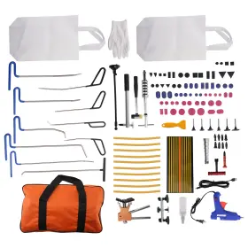 Rf1nct Bfo 89pcs Paintless Dent Repair Pdr Tool Kit Slide Hammer Golden Lifter