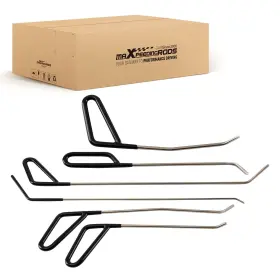 Rynm08 Bfo 6pcs Pdr Dent Tool Stainless Steel Paintless Repair Removal Rods 26-57cm